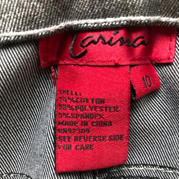 Carina Silver Jeans Denim Straight Leg 12 Regular - Picture 2 of 4